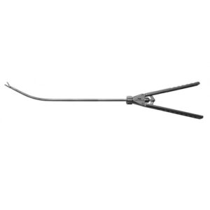 Иглодержатель без кремальеры (изогнутый ствол, диам. 5 мм, длина 360 мм)